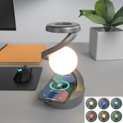 Illuminating Moonlight Wireless Charging Lamp