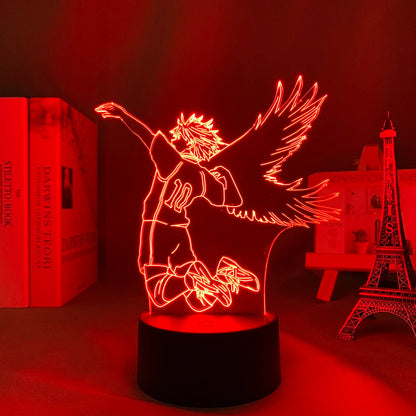 Haikyuu 3D Character Lamp for Anime Room Ambiance